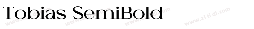 Tobias SemiBold字体转换